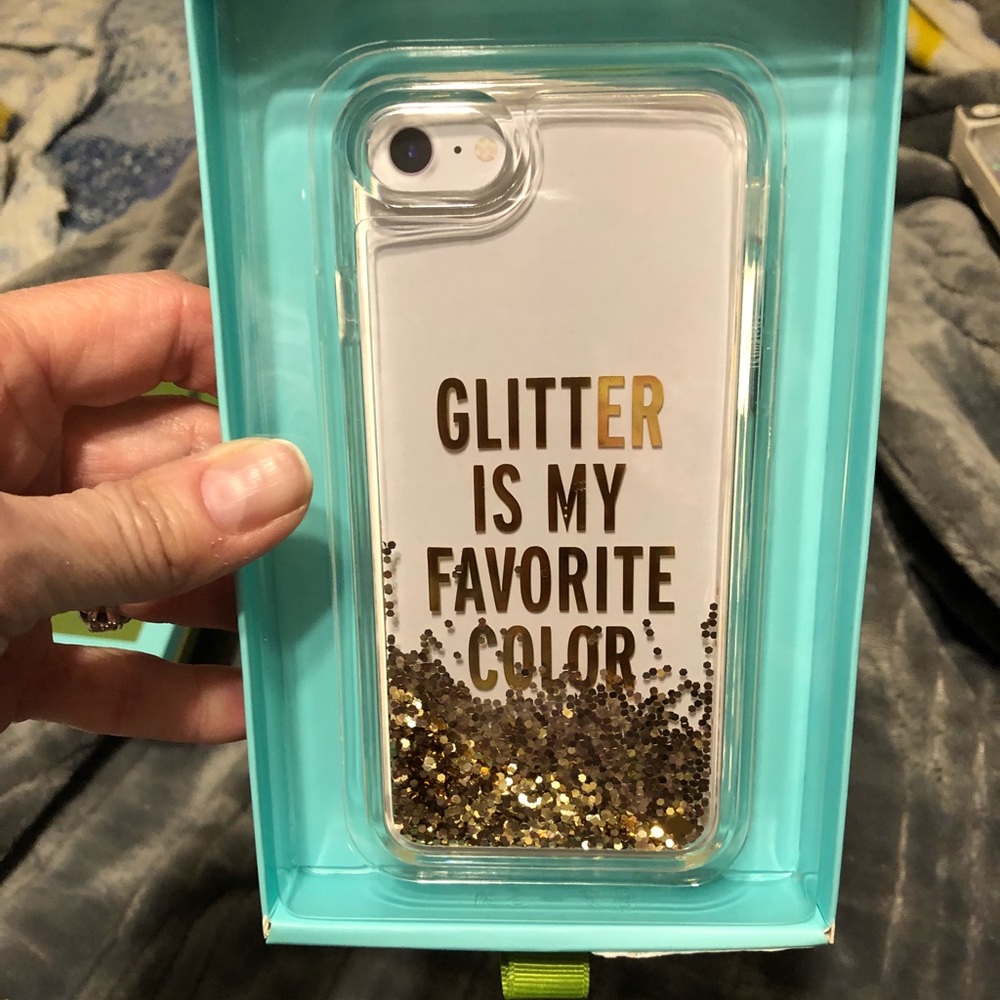 Kate Spade Clear Glitter Case for IPhone 7